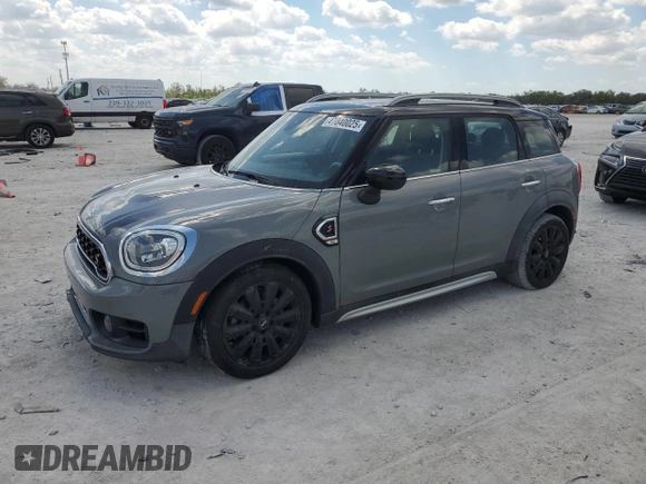 2020 MINI Countryman Cooper S with VIN WMZYW7C00L3M08829, listed as a Copart auction lot 47040025 with 25,490 mi miles and Salvage title. Bid and sale history available at DreamBid. Image 1.