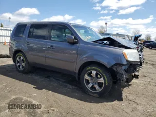 2015 Honda Pilot SE with VIN 5FNYF4H36FB055134, listed as a Copart auction lot 52310075 with 171,753 mi miles and Salvage Title. Bid and sale history available at DreamBid. Image 4.