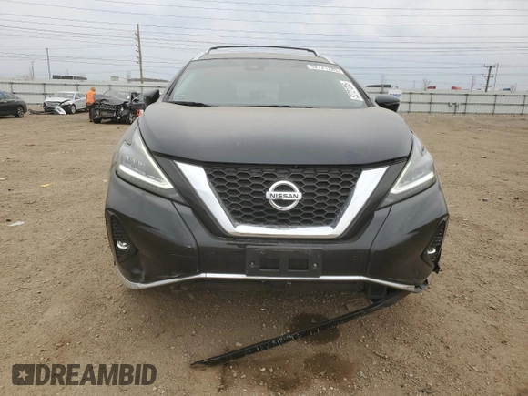 2019 Nissan Murano SL z VIN 5N1AZ2MS4KN153421, wystawiony jako Copart lot #52721285 z przebiegiem 53 861 mil mil oraz Szkoda całkowita • Salvage title. Historia ofert i sprzedaży dostępna na DreamBid. Obrazek 5.