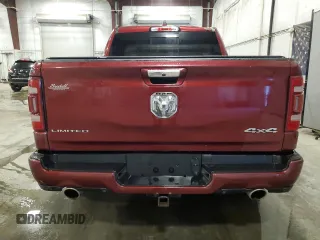 2020 Ram 1500 Limited with VIN 1C6SRFHT1LN141853, listed as a Copart auction lot 62845155 with 109,772 mi miles and Salvage title. Bid and sale history available at DreamBid. Image 6.