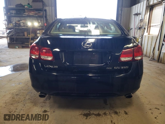 2007 Lexus GS 350 with VIN JTHCE96S070002173, listed as a Copart auction lot 48321915 with 114,433 mi miles and Salvage Title. Bid and sale history available at carsss.com. Image 6.