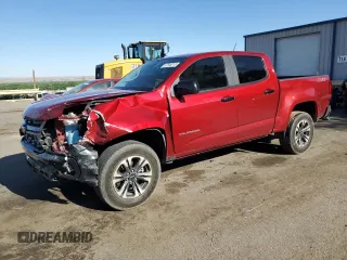 2021 Chevrolet Colorado 4WD Z71 with VIN 1GCGTDENXM1279992, listed as a Copart auction lot 57508215 with 48,468 mi miles and Salvage title. Bid and sale history available at DreamBid. Image 1.