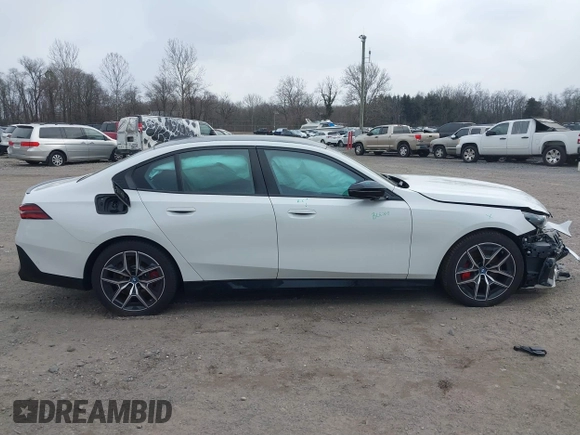 2024 BMW i5 M60 with VIN WBY43FK07RCP53740, listed as a IAAI auction lot 41639714 with 1,819 mi miles and . Bid and sale history available at DreamBid. Image 13.