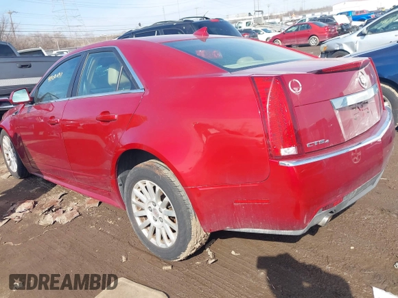 2012 Cadillac CTS Sedan Luxury with VIN 1G6DG5E59C0131806, listed as a IAAI auction lot 41708697 with 143,020 mi miles. Bid and sale history available at carsss.com. Image 3.