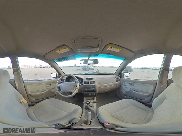 2004 Kia Rio with VIN KNADC125546294695, listed as a Copart auction lot 86914954 with 147,260 mi miles and Salvage Title. Bid and sale history available at carsss.com. Image 13.