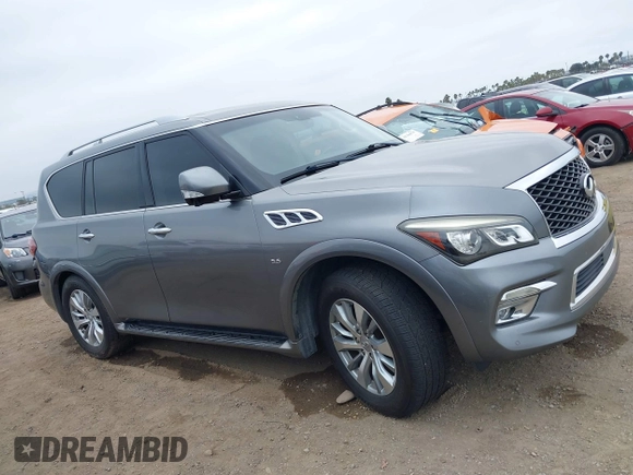 2015 Infiniti QX80 with VIN JN8AZ2NE9F9086475, listed as a IAAI auction lot 42783811 with 114,053 mi miles and . Bid and sale history available at DreamBid. Image 13.