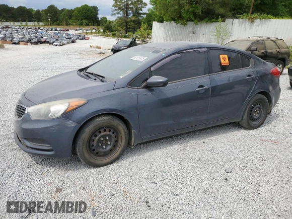 2016 Kia Forte LX with VIN KNAFK4A61G5487556, listed as a Copart auction lot 53928845 with 166,329 mi miles and Clean Title. Bid and sale history available at carsss.com. Image 1.