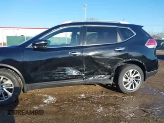 2014 Nissan Rogue S with VIN 5N1AT2MV7EC755967, listed as a IAAI auction lot 41800889 with 130,811 mi miles. Bid and sale history available at carsss.com. Image 6.