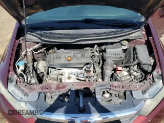 2012 Honda Civic EX with VIN 19XFB2F85CE034458, listed as a Copart auction lot 56599745 with 168,786 mi miles and Clean Title. Bid and sale history available at DreamBid. Image 11.