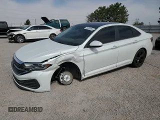 2023 Volkswagen Jetta SE with VIN 3VW7M7BUXPM052090, listed as a Copart auction lot 56430055 with 13,915 mi miles and Salvage title. Bid and sale history available at DreamBid. Image 1.