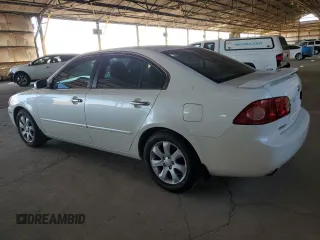 2007 Kia Optima EX with VIN KNAGE124075087981, listed as a Copart auction lot 47315435 with 146,655 mi miles and Salvage Title. Bid and sale history available at carsss.com. Image 2.