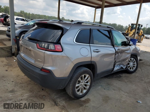 2019 Jeep Cherokee Latitude with VIN 1C4PJLCB2KD221024, listed as a Copart auction lot 63835365 with 61,364 mi miles and Salvage title. Bid and sale history available at DreamBid. Image 3.