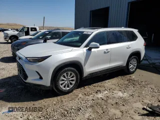 2025 Toyota Highlander XLE with VIN 5TDAAAB56SS081103, listed as a Copart auction lot 63577055 with 5,097 mi miles and Clean title. Bid and sale history available at DreamBid. Image 1.