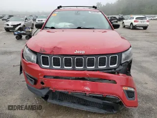 2019 Jeep Compass Sport with VIN 3C4NJCAB3KT676551, listed as a Copart auction lot 58426385 with 205,020 mi miles and Salvage title. Bid and sale history available at DreamBid. Image 5.