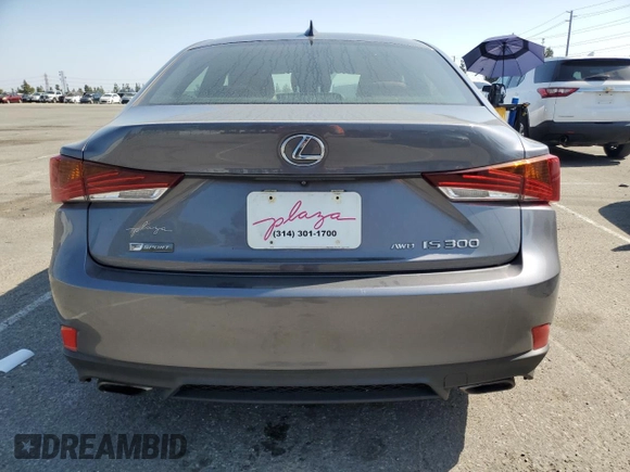 2017 Lexus IS with VIN JTHCM1D28H5017936, listed as a Copart auction lot 54183335 with 29,423 mi miles and Salvage Title. Bid and sale history available at carsss.com. Image 6.