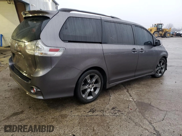 2012 Toyota Sienna SE with VIN 5TDXK3DC1CS221820, listed as a Copart auction lot 43203905 with 228,694 mi miles and Salvage Title. Bid and sale history available at carsss.com. Image 3.