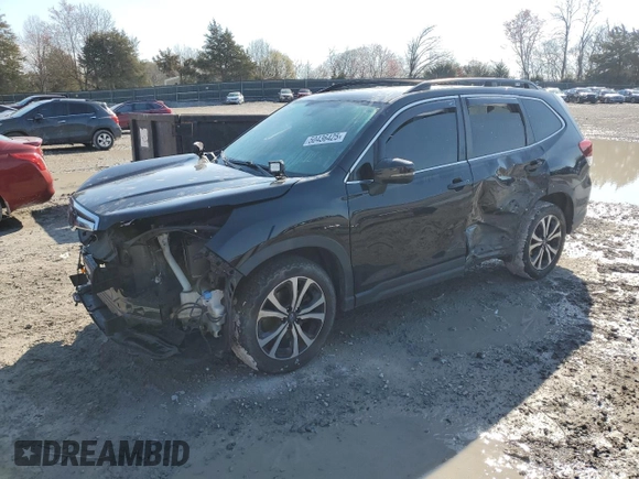 2019 Subaru Forester Limited with VIN JF2SKAUC0KH553394, listed as a Copart auction lot 50436425 with 124,449 mi miles and Salvage Title. Bid and sale history available at carsss.com. Image 1.