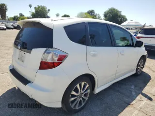 2013 Honda Fit Sport with VIN JHMGE8H53DC068018, listed as a Copart auction lot 52614455 with 153,177 mi miles and Salvage Title. Bid and sale history available at carsss.com. Image 3.