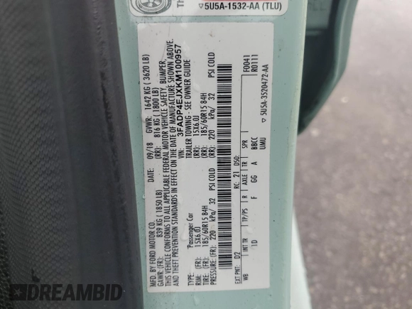 2019 Ford Fiesta SE with VIN 3FADP4EJXKM100957, listed as a Copart auction lot 47380545 with 44,401 mi miles and Salvage Title. Bid and sale history available at DreamBid. Image 12.