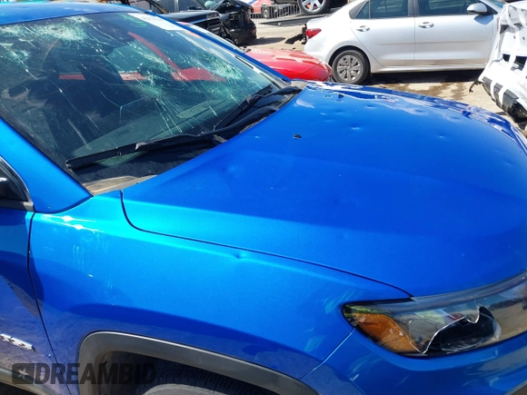 2023 Jeep Compass Sport with VIN 3C4NJDAN4PT557091, listed as a IAAI auction lot 42322265 with 8,742 mi miles and . Bid and sale history available at DreamBid. Image 6.