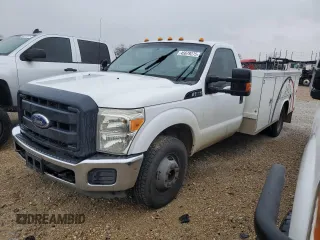 2016 Ford F-350 with VIN 1FDRF3G6XGEB70733, listed as a Copart auction lot 45679275 with 202,756 mi miles and Salvage title. Bid and sale history available at DreamBid. Image 1.