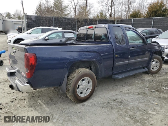 2008 GMC Canyon SL with VIN 1GTCS19E688175572, listed as a Copart auction lot 45641825 with 106,347 mi miles and Salvage Title. Bid and sale history available at carsss.com. Image 3.
