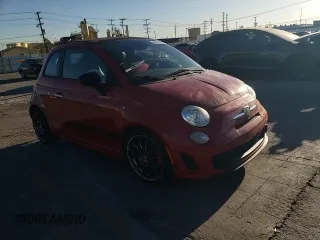 2013 FIAT 500 Abarth with VIN 3C3CFFJH9DT738380, listed as a Copart auction lot 88735915 with 43,977 mi miles and Salvage Title. Bid and sale history available at carsss.com. Image 11.
