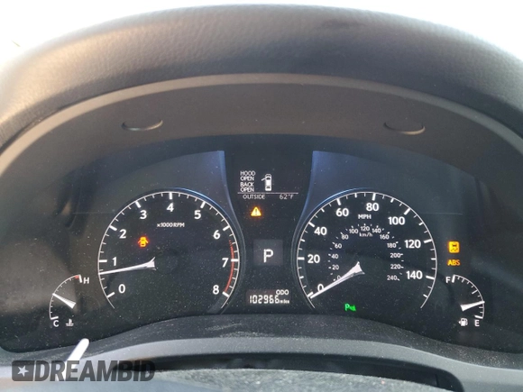 2015 Lexus RX 350 with VIN 2T2BK1BA5FC307897, listed as a Copart auction lot 52072595 with 102,966 mi miles and Salvage Title. Bid and sale history available at DreamBid. Image 9.