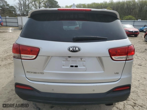 2017 Kia Sorento LX V6 with VIN 5XYPG4A54HG224325, listed as a Copart auction lot 51541545 with 222,222 mi miles and Clean Title. Bid and sale history available at carsss.com. Image 6.