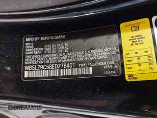 2014 BMW M6 z VIN WBSLZ9C58EDZ78401, wystawiony jako IAAI lot #41840114 z przebiegiem 23 499 mil mil oraz . Historia ofert i sprzedaży dostępna na DreamBid. Obrazek 9.