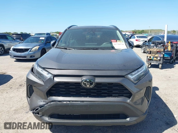 2023 Toyota RAV4 XLE with VIN 2T3W1RFV2PW250599, listed as a IAAI auction lot 41738576 with 40,111 mi miles. Bid and sale history available at carsss.com. Image 12.