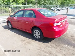 2011 Toyota Corolla L with VIN JTDBU4EE6B9135393, listed as a IAAI auction lot 42161648 with 267,437 mi miles. Bid and sale history available at carsss.com. Image 3.
