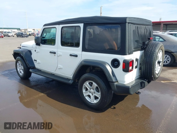 2023 Jeep Wrangler Willys with VIN 1C4HJXDG5PW566145, listed as a IAAI auction lot 41912872 with 50,290 mi miles and . Bid and sale history available at DreamBid. Image 3.