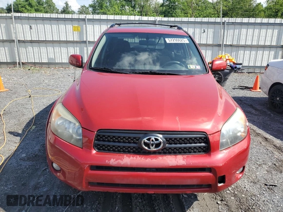 2007 Toyota RAV4 Sport with VIN JTMBD32V276045858, listed as a Copart auction lot 57290625 with Not provided miles and Clean title. Bid and sale history available at DreamBid. Image 5.