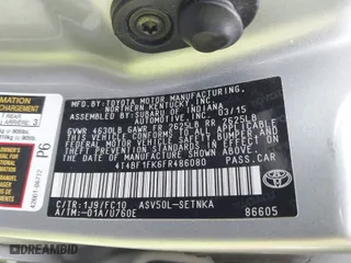 2015 Toyota Camry XLE with VIN 4T4BF1FK6FR486080, listed as a IAAI auction lot 41905954 with 112,082 mi miles. Bid and sale history available at carsss.com. Image 9.