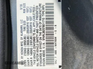 2007 Honda Odyssey LX z VIN 5FNRL38257B011710, wystawiony jako Copart lot #61163265 z przebiegiem 196 575 mil mil oraz Czysty tytuł • Clean title. Historia ofert i sprzedaży dostępna na DreamBid. Obrazek 13.