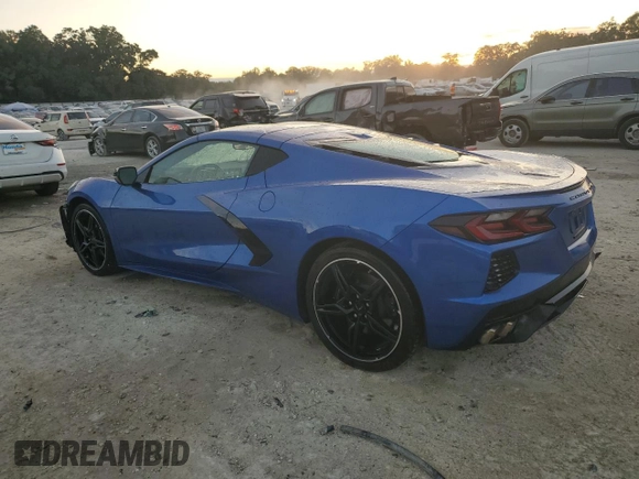 2021 Chevrolet Corvette 2LT with VIN 1G1YB2D4XM5105538, listed as a Copart auction lot 81131784 with 61,454 mi miles and Non Repairable. Bid and sale history available at carsss.com. Image 2.
