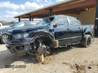 2021 Ford Ranger XL with VIN 1FTER4FH9MLD85658, listed as a Copart auction lot 49224335 with 52,218 mi miles and Salvage Title. Bid and sale history available at DreamBid. Image 1.