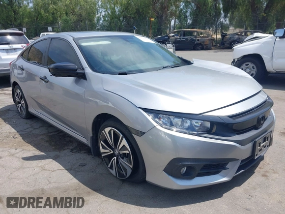 2018 Honda Civic EX-L z VIN JHMFC1F79JX037843, wystawiony jako IAAI lot #42121623 z przebiegiem 49 759 mil mil oraz . Historia ofert i sprzedaży dostępna na DreamBid. Obrazek 1.