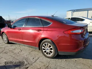 2015 Ford Fusion S with VIN 3FA6P0G74FR252728, listed as a Copart auction lot 87266184 with 91,695 mi miles and Salvage Title. Bid and sale history available at carsss.com. Image 2.