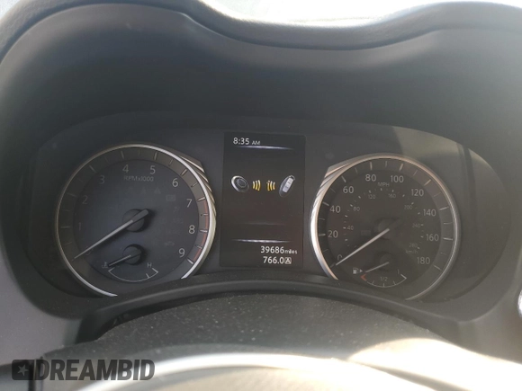 2018 Infiniti Q50 Luxe z VIN JN1EV7AP3JM350828, wystawiony jako Copart lot #56943575 z przebiegiem 39 686 mil mil oraz Szkoda całkowita • Salvage title. Historia ofert i sprzedaży dostępna na DreamBid. Obrazek 9.