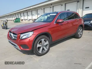 2019 Mercedes-Benz GLC 300 with VIN WDC0G4KB7KV146235, listed as a Copart auction lot 60638415 with 49,648 mi miles and Salvage title. Bid and sale history available at DreamBid. Image 1.