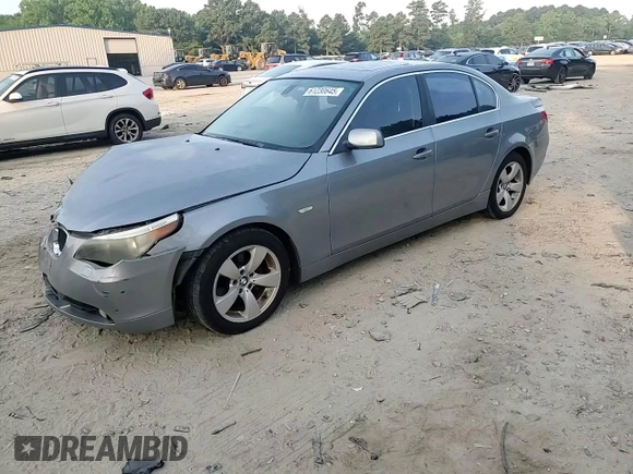 2005 BMW 5 Series 525i with VIN WBANA53525B863723, listed as a Copart auction lot 61230645 with 209,294 mi miles and Salvage title. Bid and sale history available at DreamBid. Image 13.