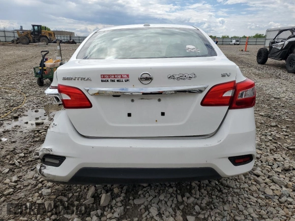 2017 Nissan Sentra SV z VIN 3N1AB7AP8HL657603, wystawiony jako Copart lot #58751815 z przebiegiem 137 151 mil mil oraz Nie do naprawy • Non repairable. Historia ofert i sprzedaży dostępna na DreamBid. Obrazek 6.