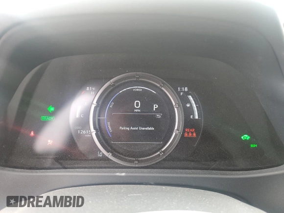 2022 Lexus UX 250h F Sport with VIN JTHR9JBH6N2054435, listed as a Copart auction lot 45687975 with 12,615 mi miles and Clean Title. Bid and sale history available at DreamBid. Image 9.