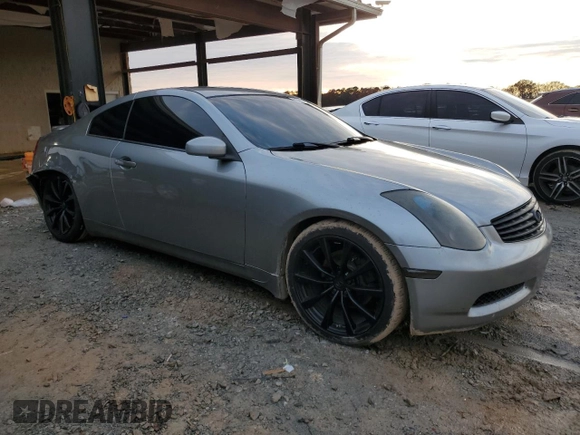 2006 Infiniti G35 Coupe with VIN JNKCV54EX6M719886, listed as a Copart auction lot 85288344 with 102,537 mi miles and Salvage Title. Bid and sale history available at carsss.com. Image 4.