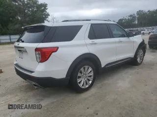 2021 Ford Explorer Limited with VIN 1FMSK7FH8MGA52252, listed as a Copart auction lot 52194755 with 59,484 mi miles and Salvage Title. Bid and sale history available at carsss.com. Image 3.