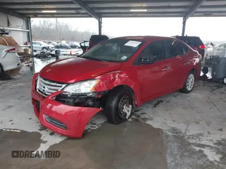 2013 Nissan Sentra SV with VIN 3N1AB7AP3DL777464, listed as a IAAI auction lot 41618961 with 89,886 mi miles. Bid and sale history available at carsss.com. Image 2.