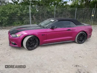 2015 Ford Mustang GT Premium с VIN 1FATP8FF9F5383926, выставлен на аукционе Copart как лот 55837425 с пробегом 95 252 миль миль и Списание • Salvage title. История ставок и продаж доступна на DreamBid. Изображение 1.
