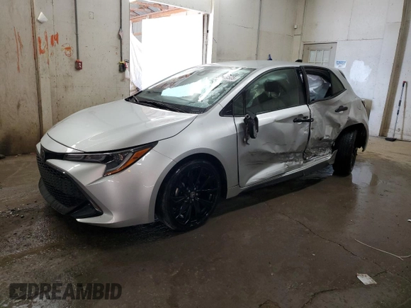 2022 Toyota Corolla SE with VIN JTND4MBE4N3169638, listed as a Copart auction lot 50529505 with 76,633 mi miles and Salvage Title. Bid and sale history available at DreamBid. Image 1.